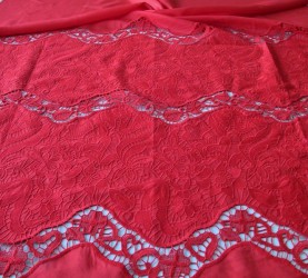 Вышивка на батисте Красный (GSK-2606#1(RED)07/17)