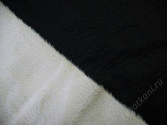 Дубленочная ткань Черный,Молочный (610041953 C#1 (02/17))