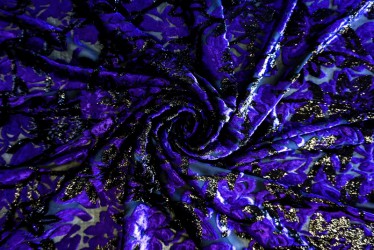 Панбархат FSH19007 #3 фиолетовый, черный (FSH19007 #3 /19/2/ШЖ)